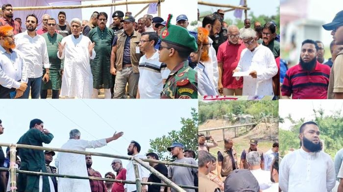 প্রধানমন্ত্রীর আগমন উপলক্ষে উলাশীর জিয়ার খাল পরিদর্শনে প্রতিমন্ত্রী অমিত
